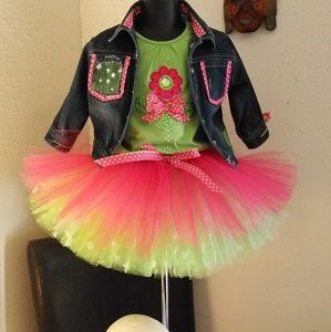 Jean Jacket Tutu Set KrEaTiVe KrOcHets By TW